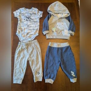 Kids Headquarters 4-pc Dinosaur Matching Set